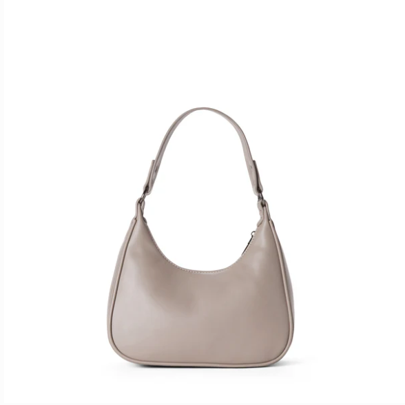 SKYLA - CHARLIE VEGAN SHOULDER BAG | STONE GREY