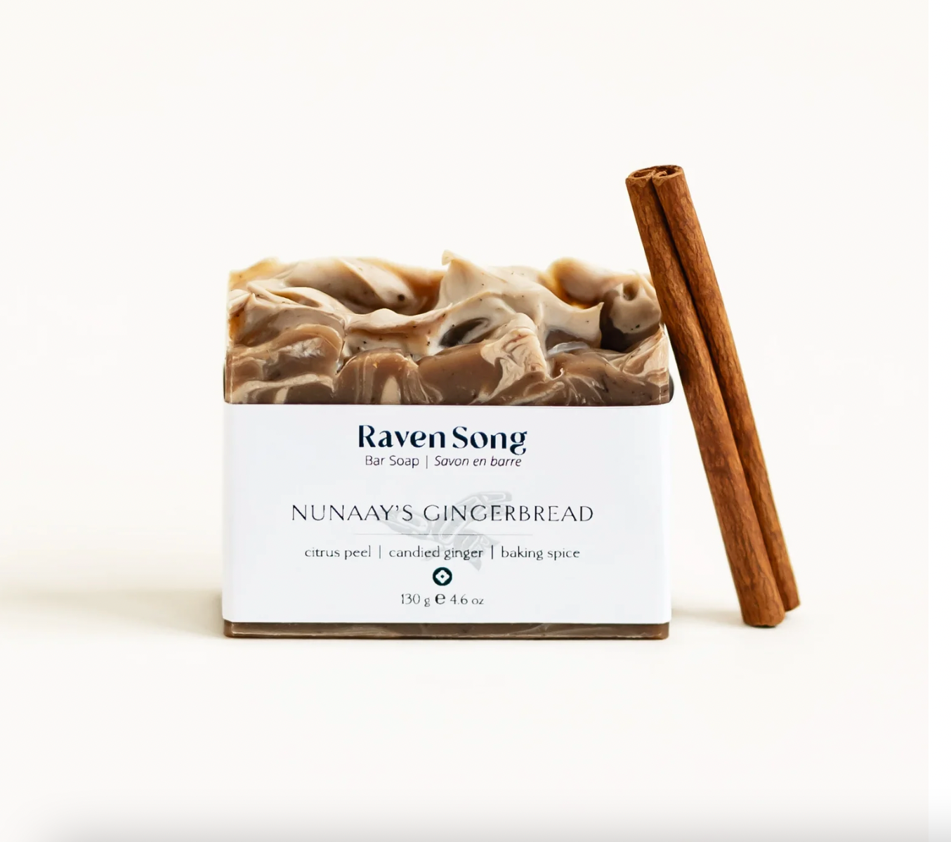 RavenSong Nunaay's Gingerbread Soap |Citrus Peel + Candid Ginger + Baking Spice