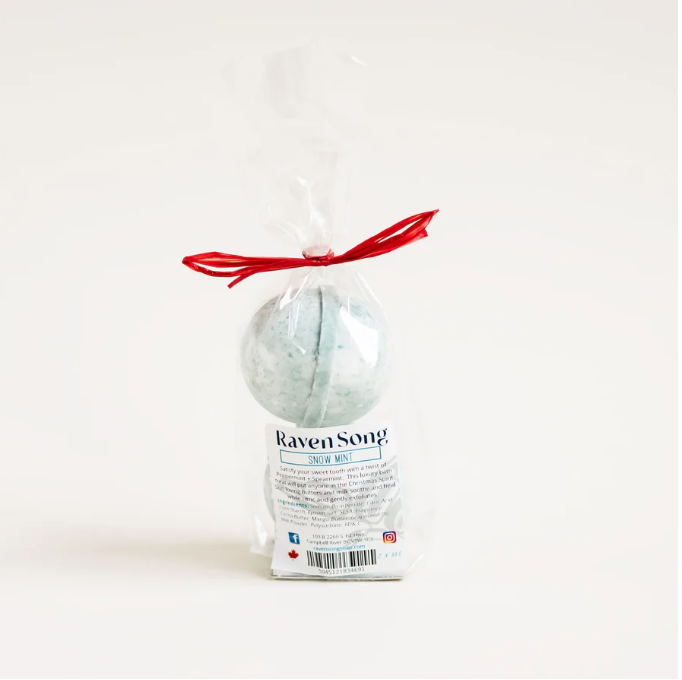 Ravensong - Snow Mint Bath Bomb 2pk |  | Icicle + Peppermint + Spearmint