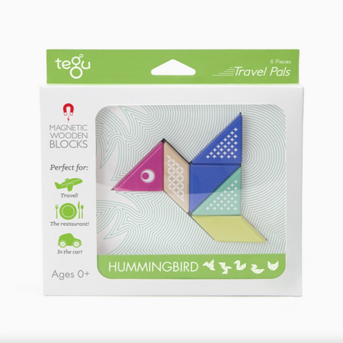 Wooden Magnetic Block Set | Hummingbird