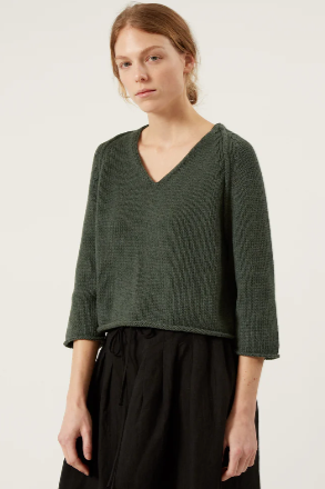 Naif - Estelle Sweater | Melange Green