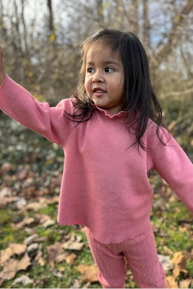 Ettie & H - Herda Sweater | Dark Pink