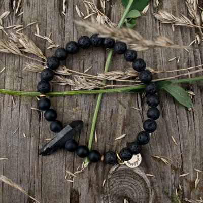 HEN + BEAR - BLACK MAGIC BRACELET