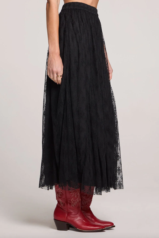 SALTWATER LUXE - DAMON SKIRT | BLACK