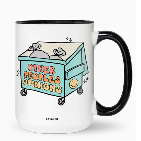 Other People'S Opinions Mug | 15Oz Black