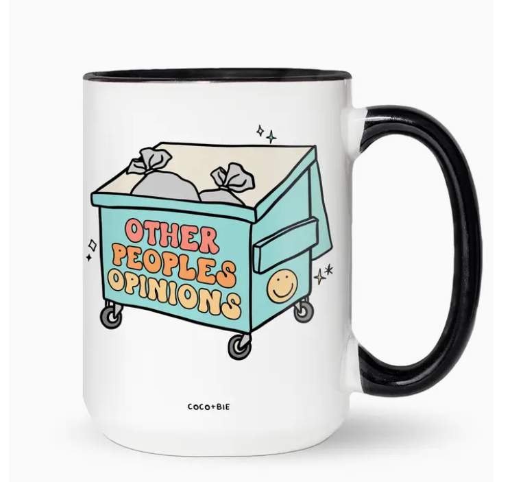 Other People'S Opinions Mug | 15Oz Black