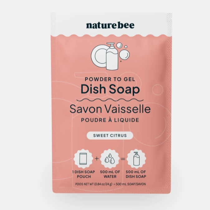 Nature Bee - Powder To Gel  Dish Soap | Sweet Citrus