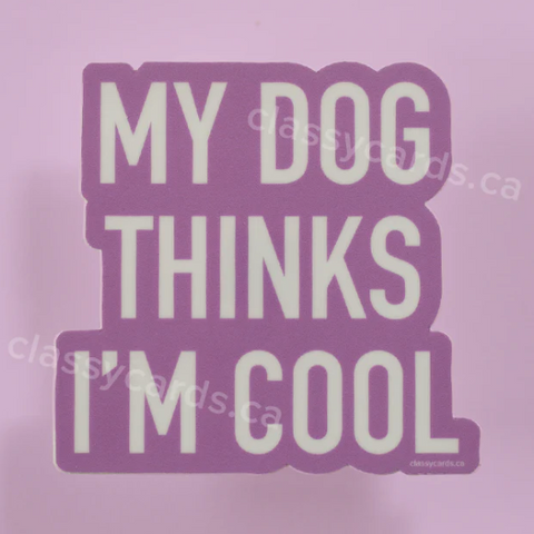 Sticker | Dog Thinks