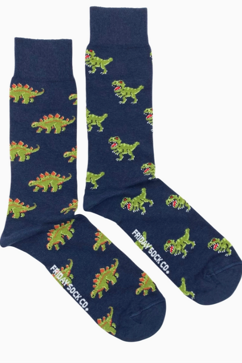 Men'S Mismatched Socks | Dinosaur