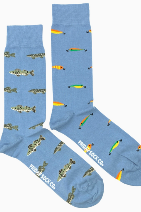 Men'S Mismatched Socks | Trout and Fly Socks