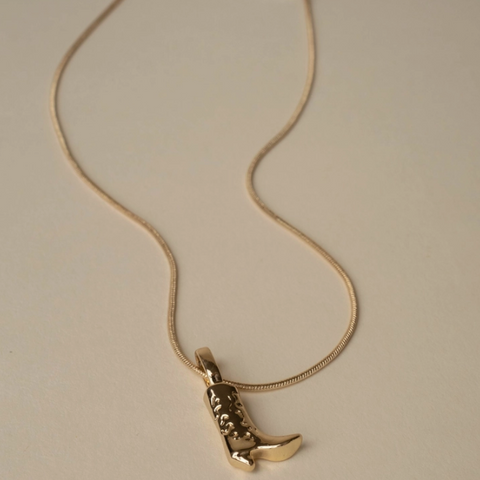 Cowgirl Necklace | Gold