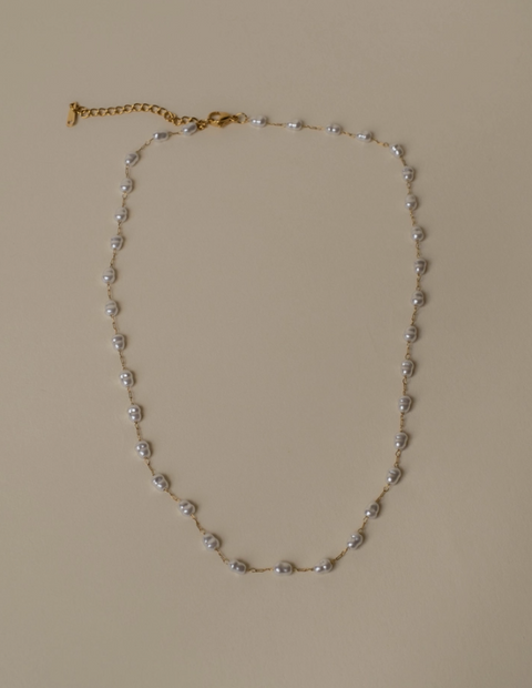 Freshwater Pearl Chain | Gold