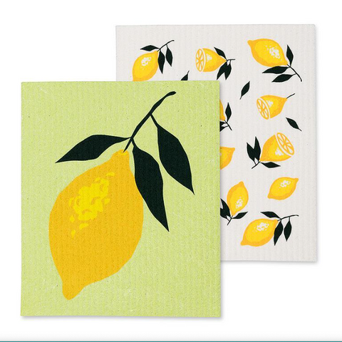 Lemons | Swedish Dishcloth 2 Pack