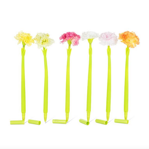 Wobbly Carnation Pen | Assorted