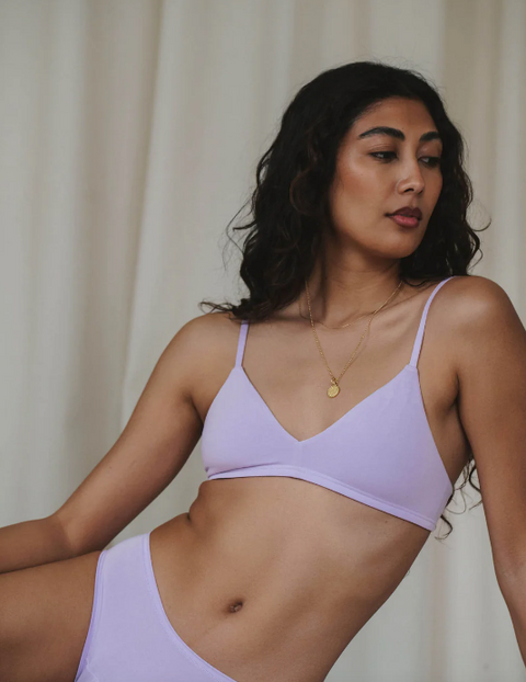 Triangle Bra | Lilac