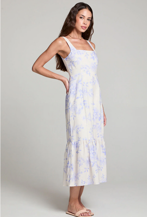 Lilith Midi Dress - Bluebell