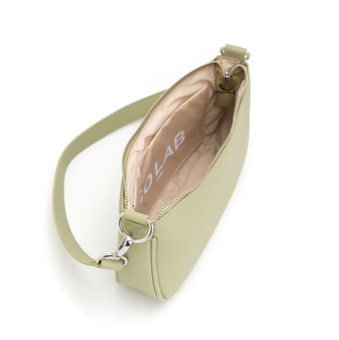 Louve 'Chloe' Baguette Crossbody #6889 | Light Green