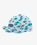 Colorful patterned cap on a white background