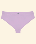 Purple underwear on a beige background