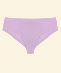 Purple underwear on a beige background