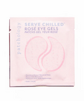 Patchology Serve Chilled Rosé Eye Gels packaging on a white background