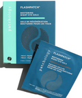 Patchology FlashPatch eye gel packaging on a website page