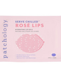 Patchology rose lip gels packaging on a website page