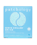 Patchology product packaging on a website page