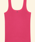 Pink tank top on a beige background