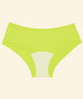 Green underwear on a beige background