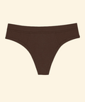 Brown thong on a beige background