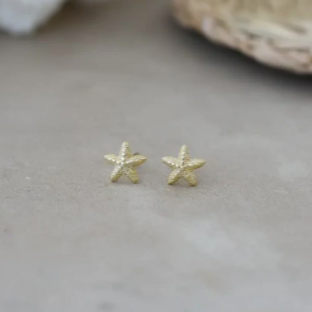 Baby Starfish Studs | Gold & Silver