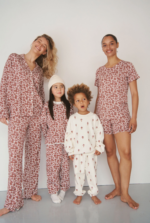 Ladies Ruffled Short Set | Meadow