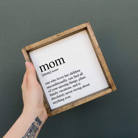 Framed Print | Mom Definition