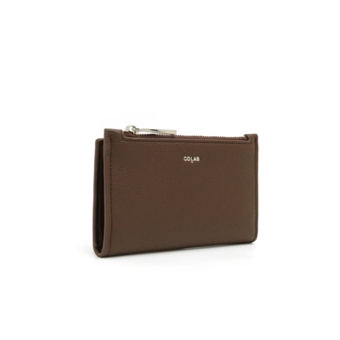 Brown leather wallet on a white background with 'Gucci' branding.