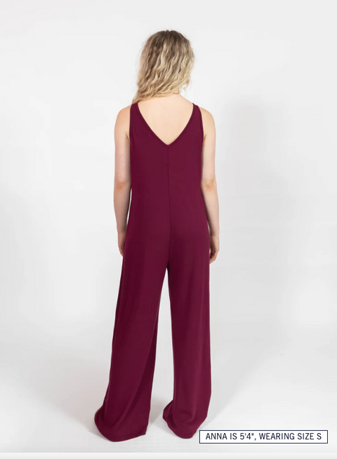 Tuesday Romper | Merlot