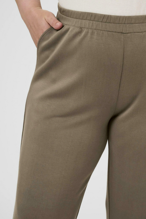 Brown pants on a white background