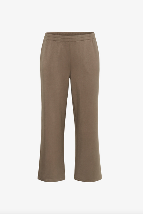 Brown pants on a white background