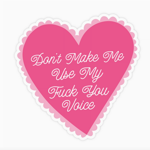 F*ck You Voice Sticker