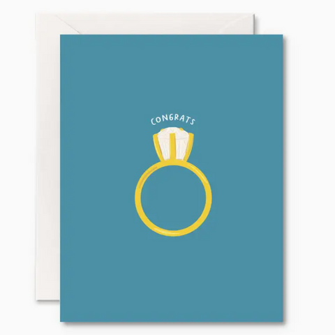 Congrats Ring Engagement Card