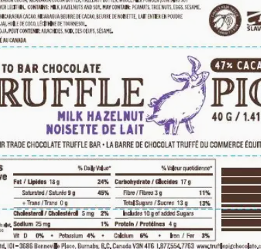 47% Cacao Milk Chocolate Bar | Hazelnut Butter
