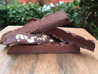 70% Cacao Dark Chocolate Bar | Sea Salt Almond