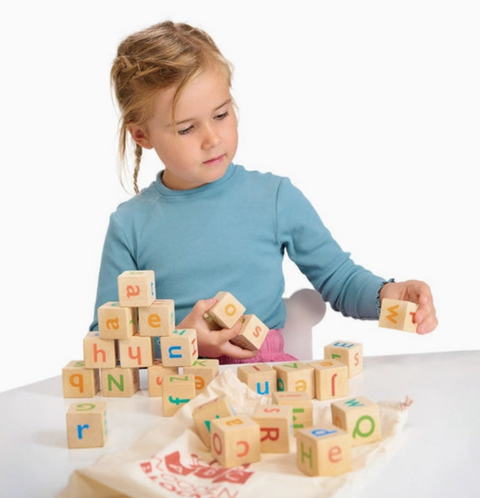 Mentari Toys | Alphabet Spelling Blocks