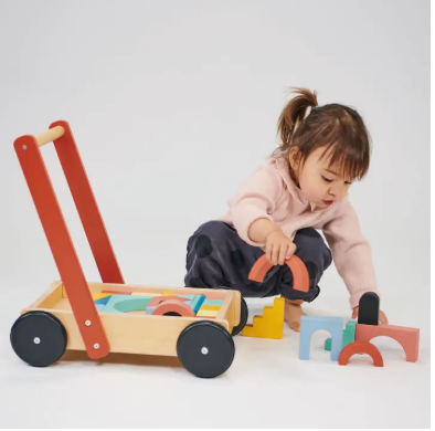 Mentari Toys | Bambino Block Trolley