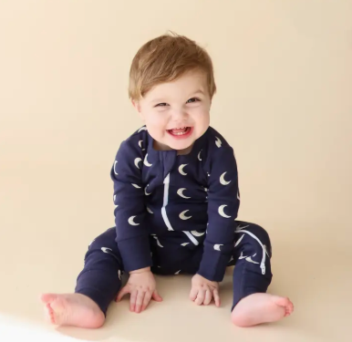 2 Way Zip Romper | Moons