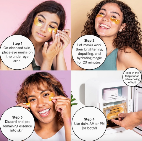 Gold Energizing Under Eye Masks | 24 Pairs