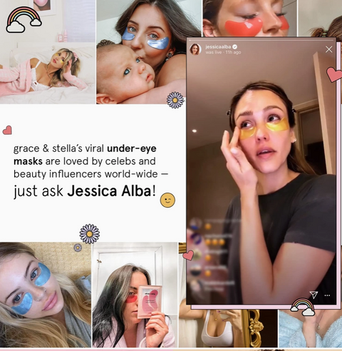 Blue Illuminating Under Eye Masks | 24 Pairs