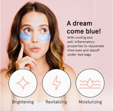 Blue Illuminating Under Eye Masks | 24 Pairs