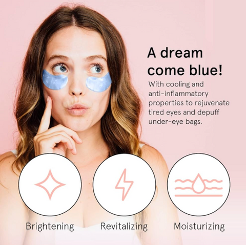Blue Illuminating Under Eye Masks | Singles