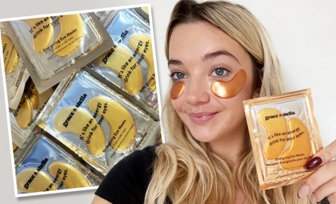 Blue Illuminating Under Eye Masks | Singles